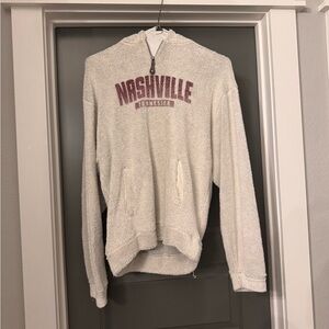 White Nashville Tennessee Pullover
